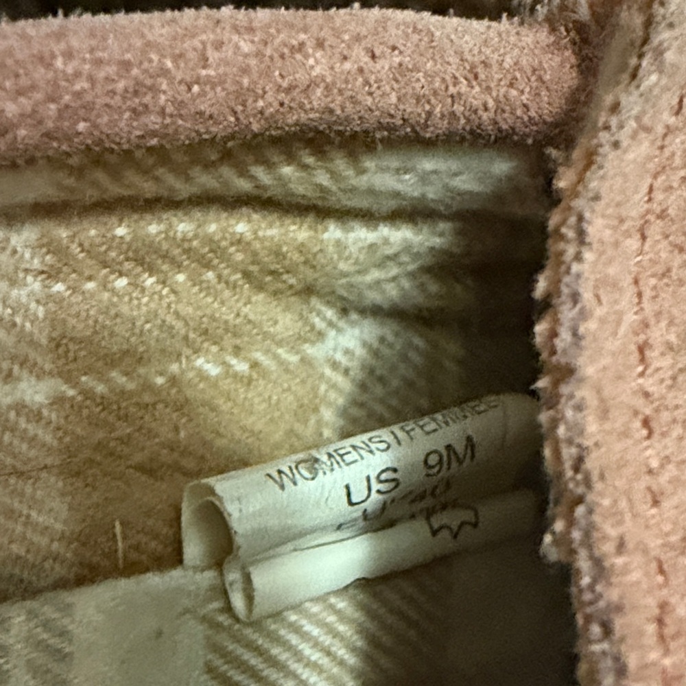 Lands' End Dusty Pink Slippers - Picture 3 of 4